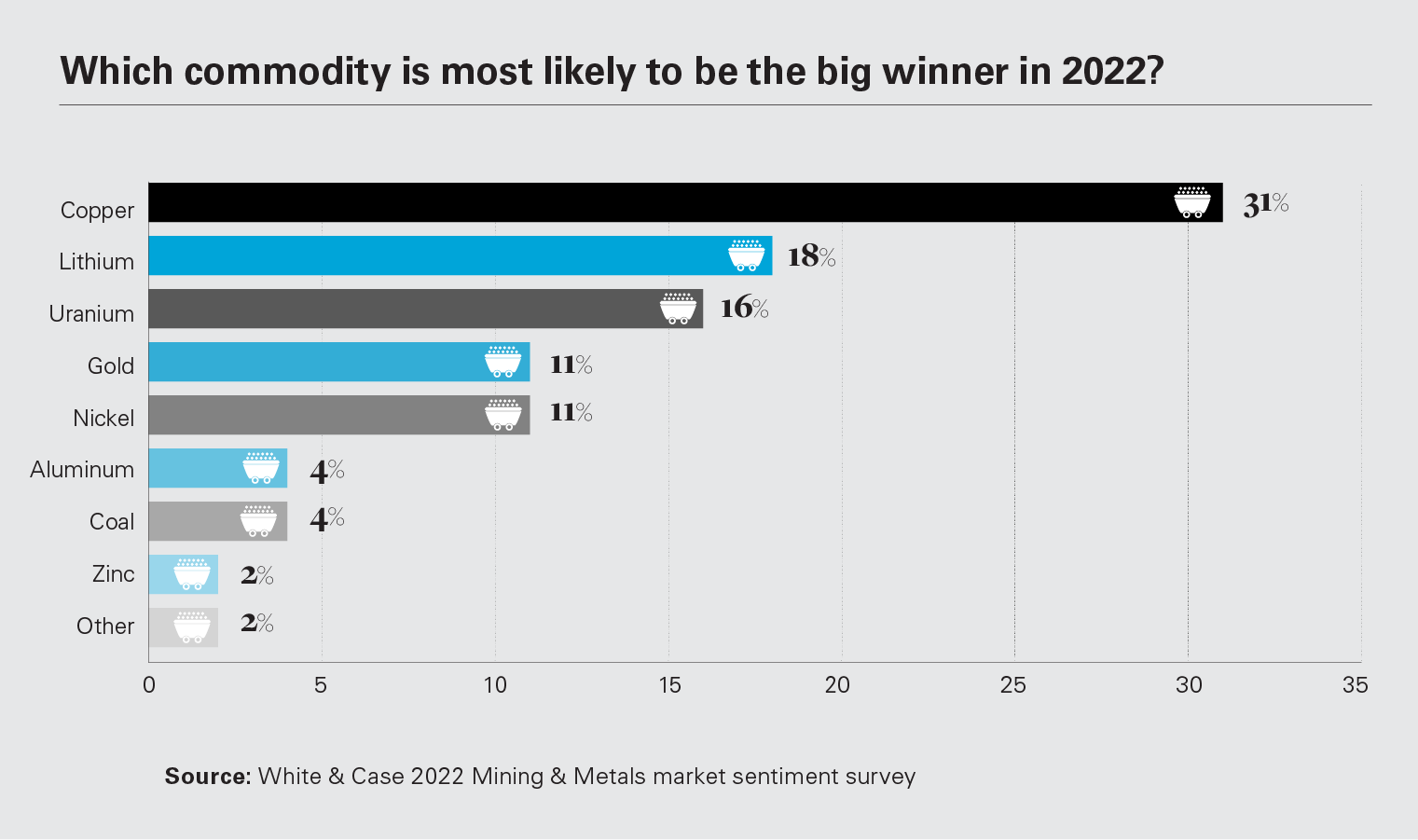 Which commodity is most likely to be the big winner in 2022?