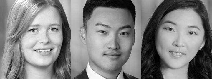 Hannah Bragge, Justin Chang, Clemency Wang