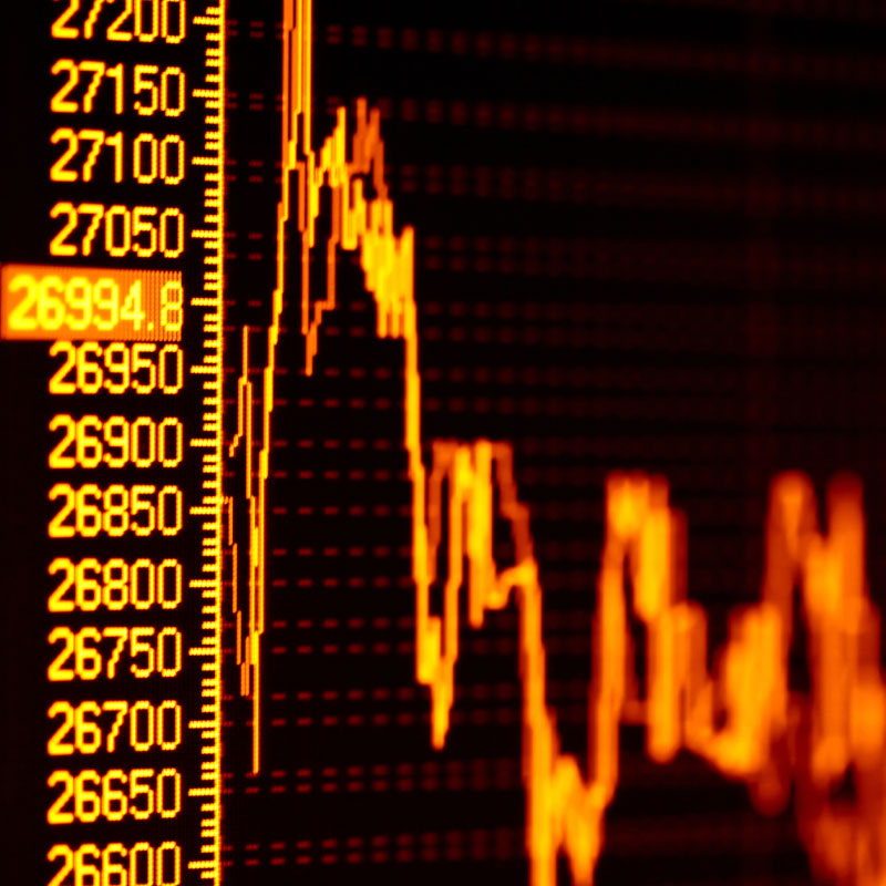 stock market display