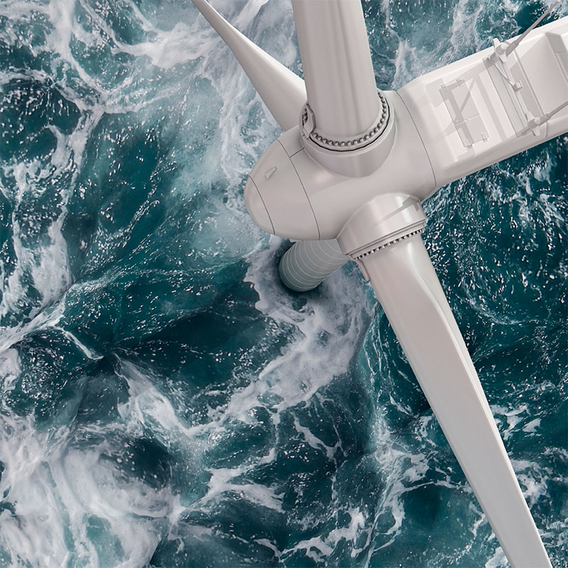 turbine in water