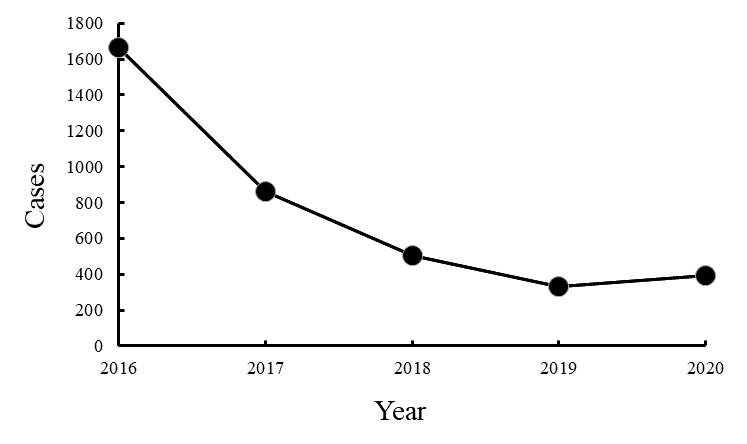 Total patent litigation filings in E.D. Tex. according to Lex Machina