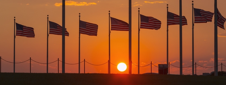 US flags