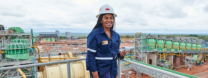 woman mining worker