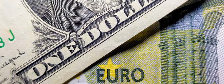 Euro and dollar