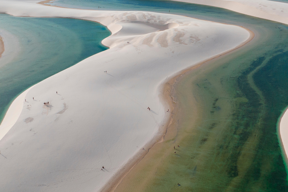 sand and water