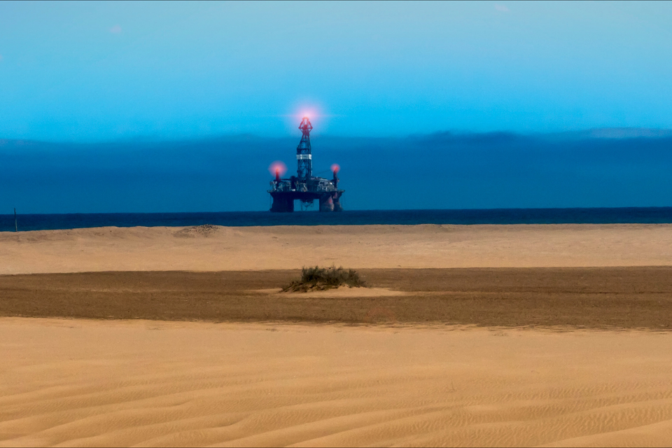 oil rig nambia coast
