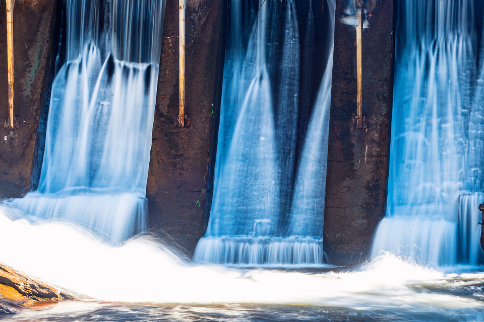 Waterfall in municipal park, Brazil