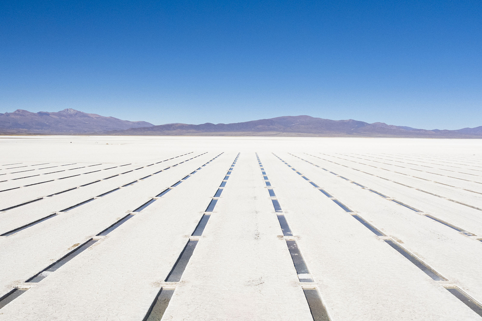 expansive salt flats