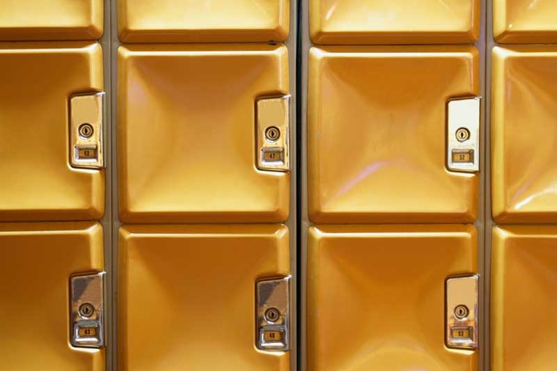 gold lockers