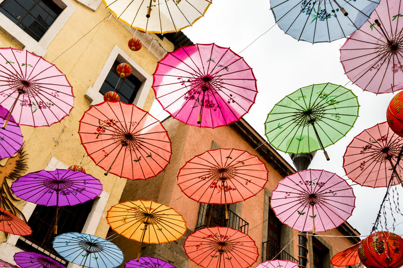 umbrella ceiling