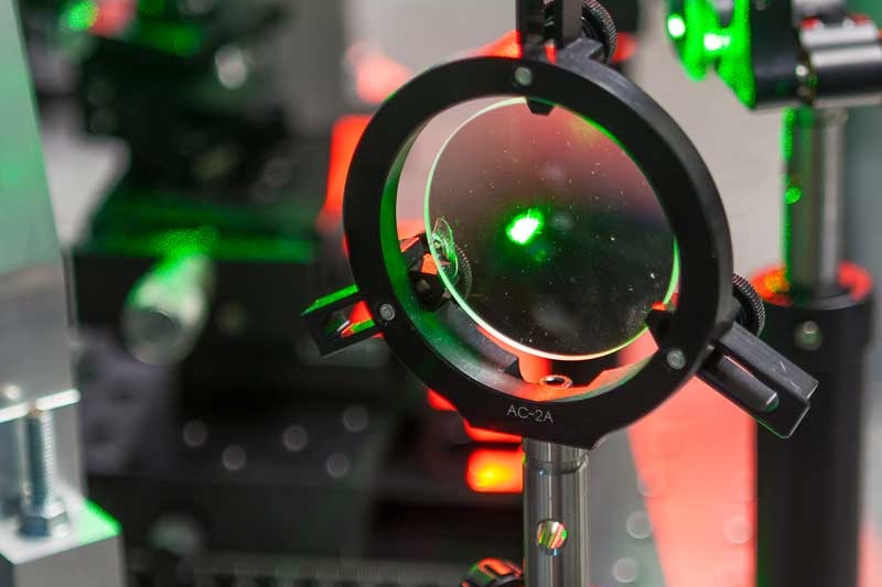 Laser in a quantum optics lab