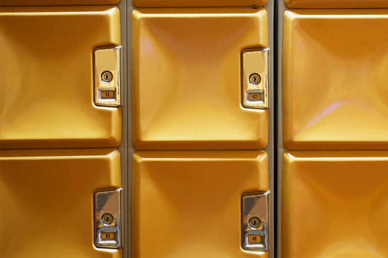 gold lockers