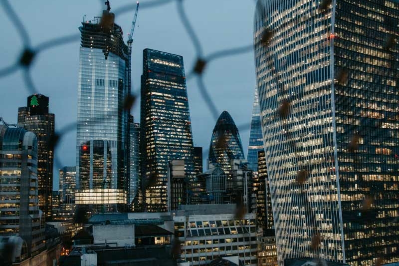 city lights fence