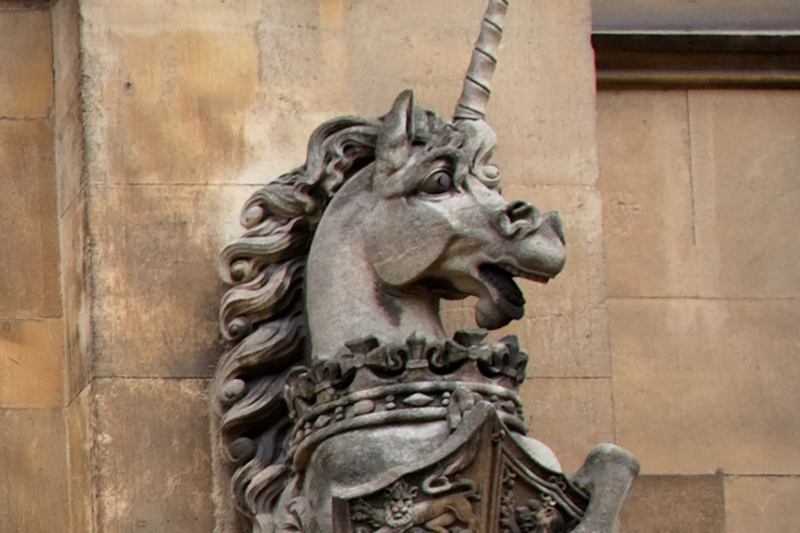 unicorn statue