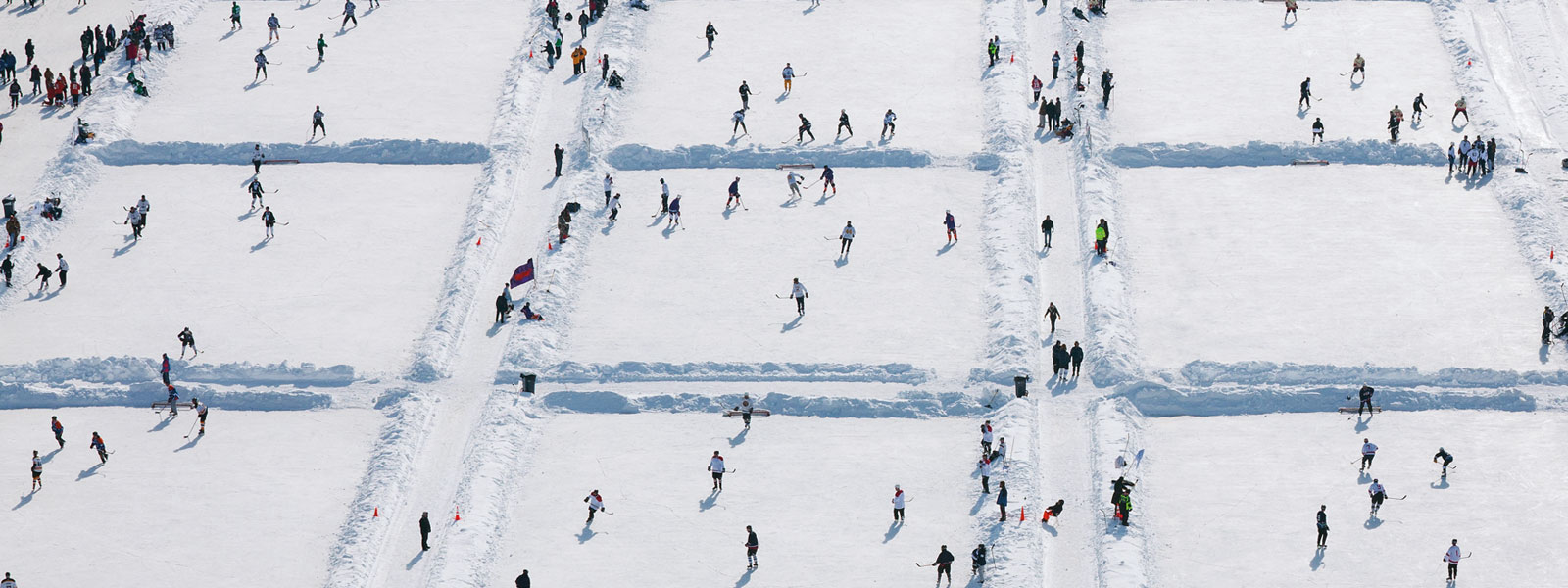 Ice skating park