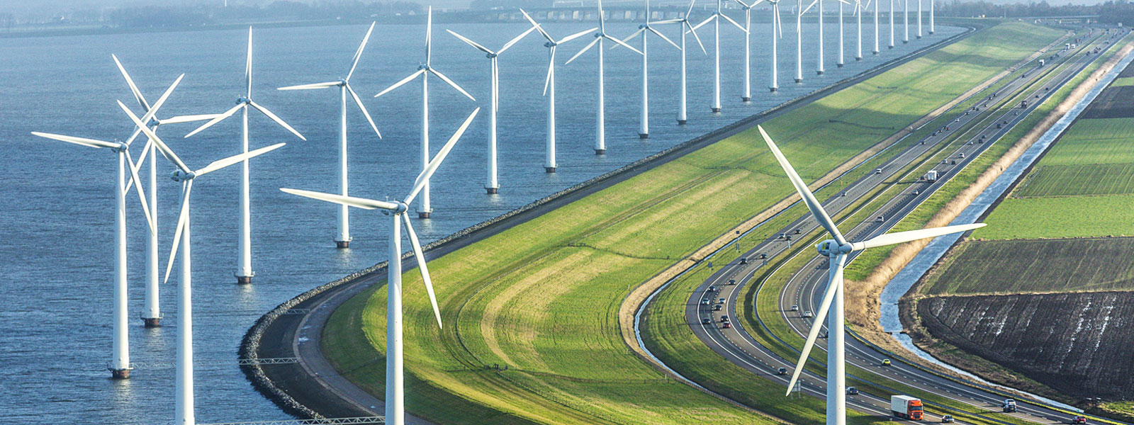 Wind turbine farm