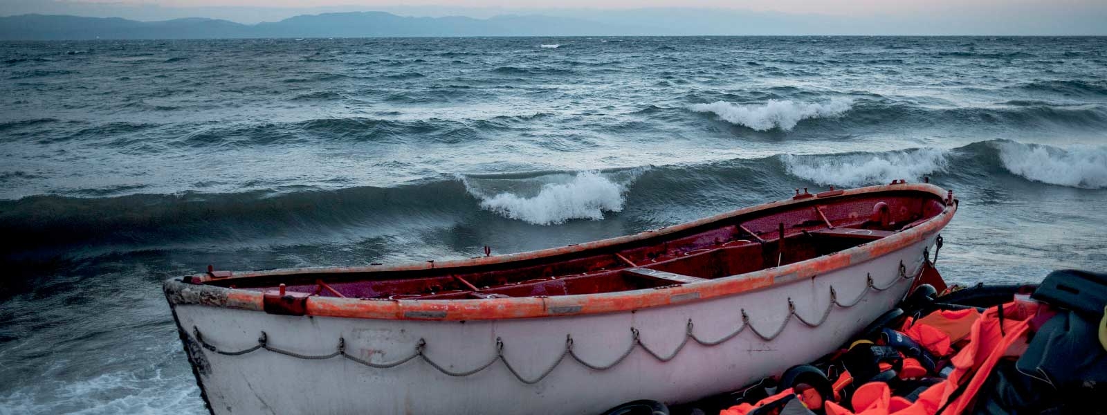 A boat on the beach