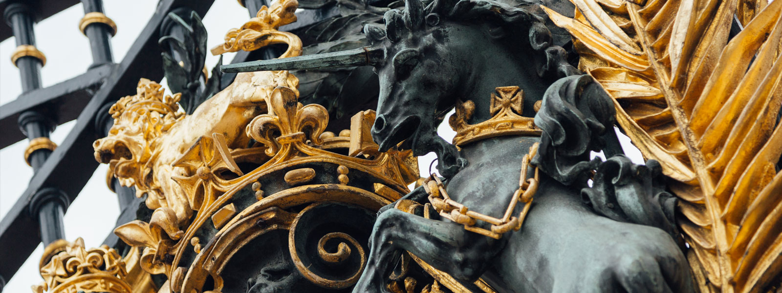 Buckingham Palace gate details