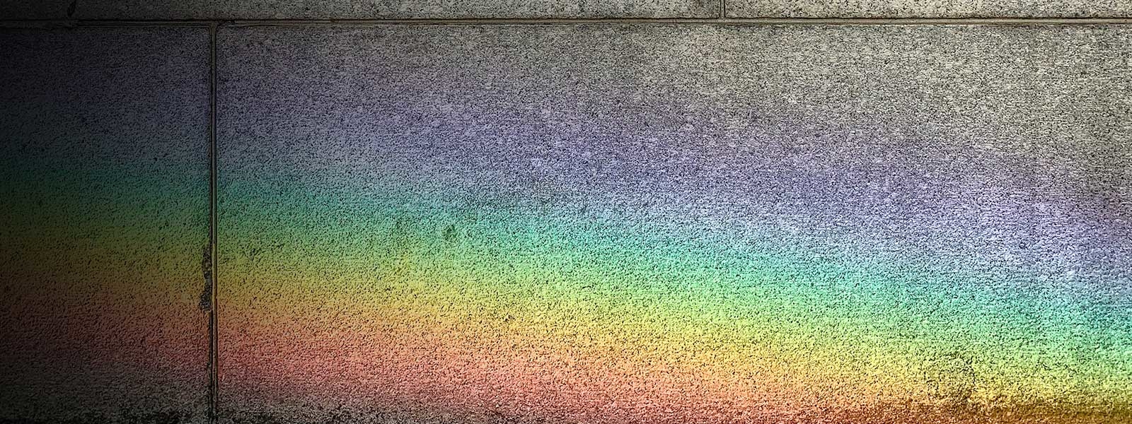 rainbow wall