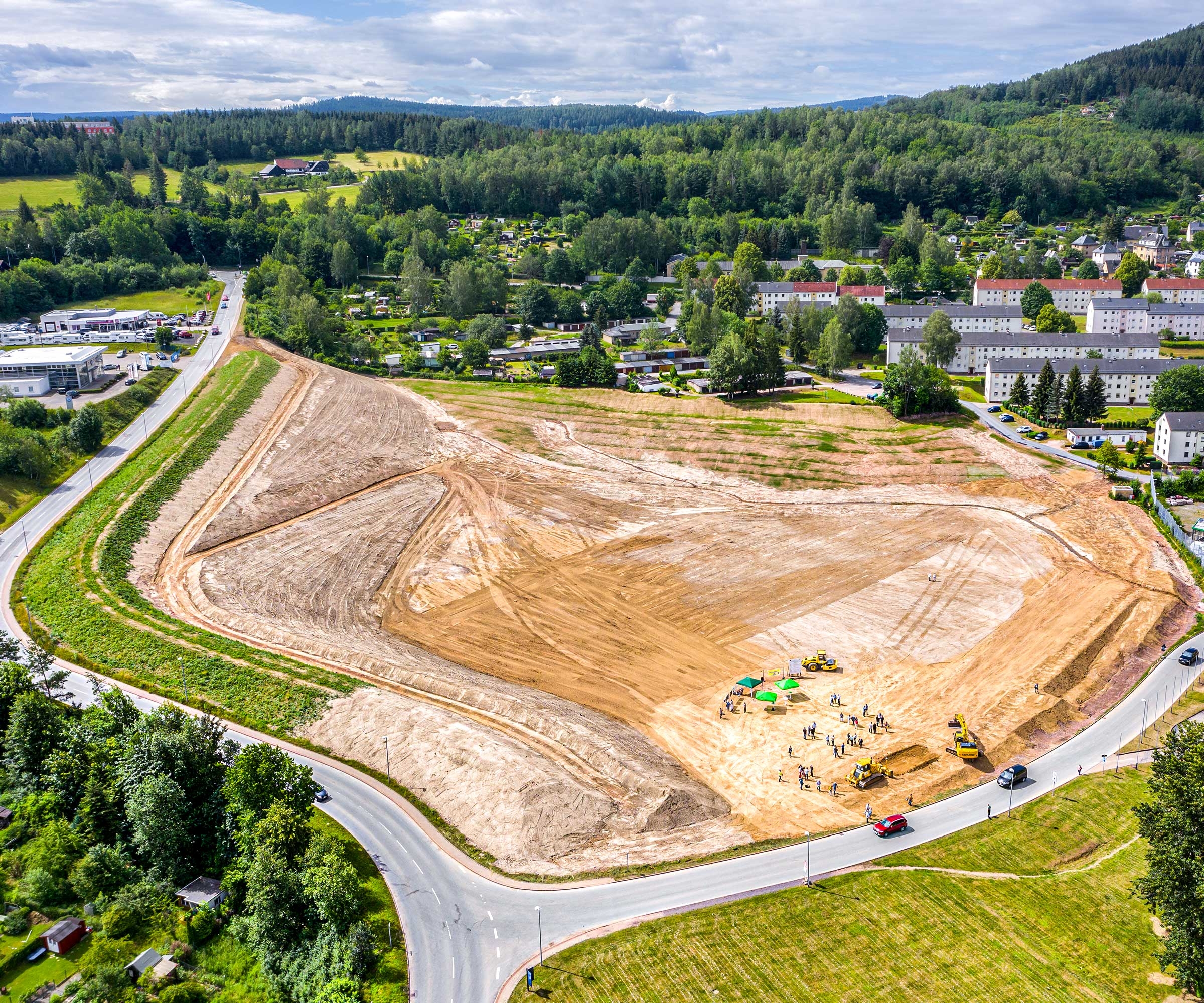 Rehabilitation of a waste dump concludes in Bad Schlema, Germany. © Jan Woitas/Getty Images