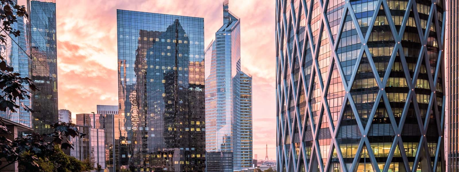 Sunrise in the Quartier de la Défense