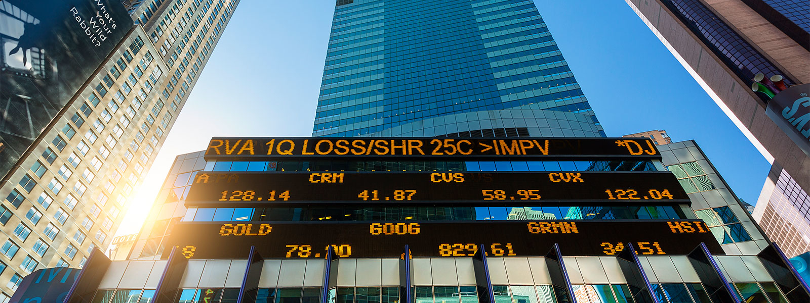 LED Stock ticker display