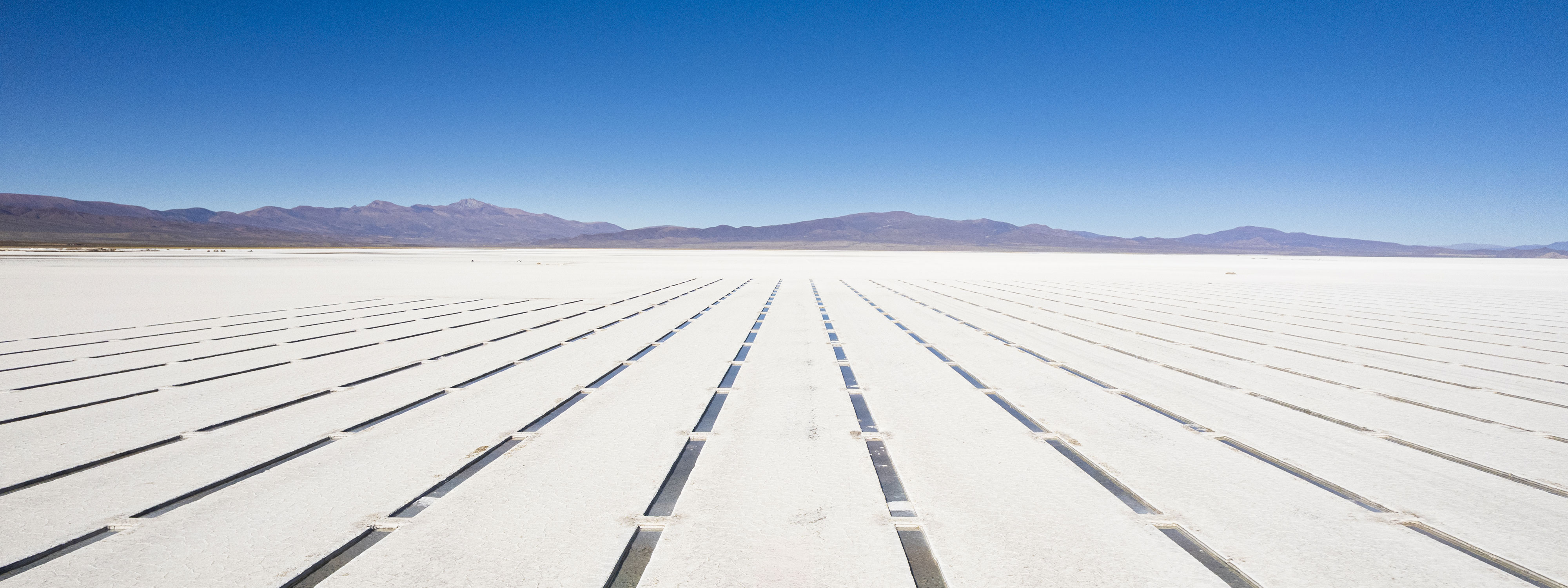expansive salt flats
