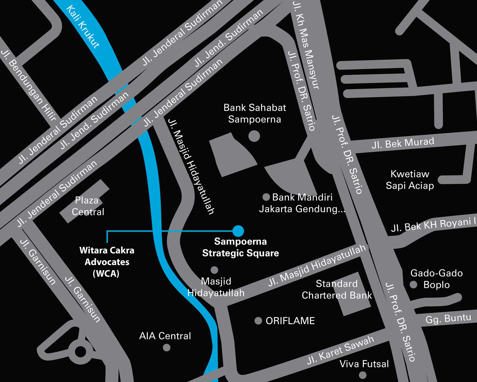 Jakarta map