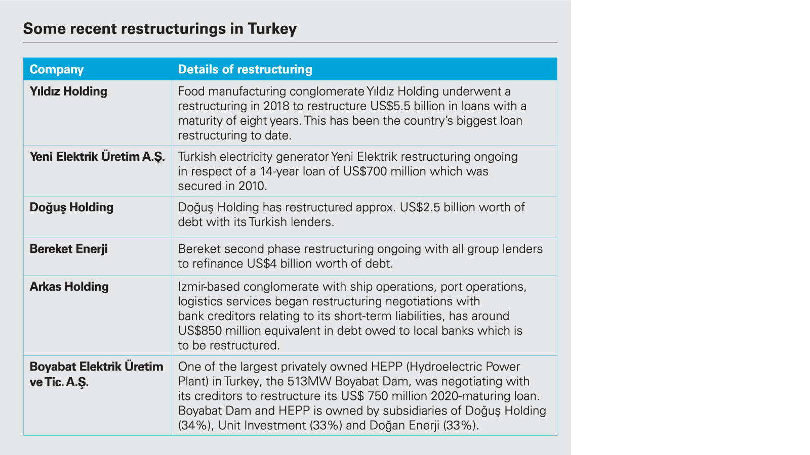 Restructuring in Turkey: A new paradigm?  White & Case LLP With Business Reorganization Plan Template